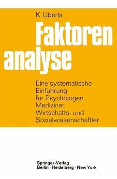 Faktorenanalyse - Überla, K.