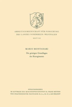 Die geistigen Grundlagen des Risorgimento - Montanari, Mario