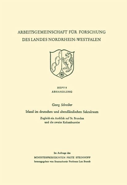 Irland im deutschen und abendländischen Sakralraum Irland im deutschen und abendländischen Sakralraum
