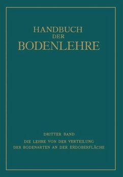 Die Lehre von der Verteilung der Bodenarten an der Erdoberfläche - Blanck, Edwin; Giesecke, Fritz; Harrassowitz, Hermann