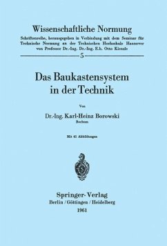 Das Baukastensystem in der Technik - Borowski, K. H.