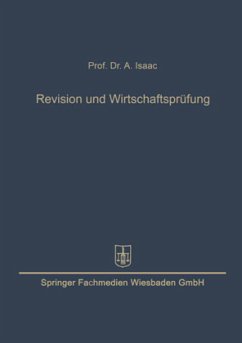 Revision und Wirtschaftsprüfung - Isaac, Alfred