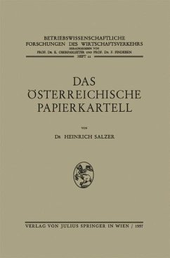 Das Österreichische Papierkartell - Salzer, Heinrich