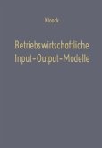 Betriebswirtschaftliche Input-Output-Modelle