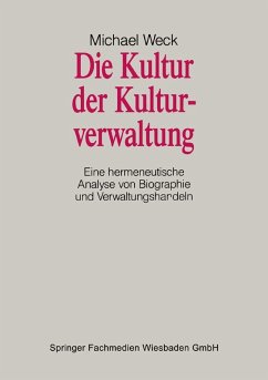 Cover Die Kultur der Kulturverwaltung