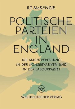 Politische Parteien in England - McKenzie, Robert Trelford