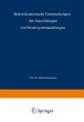 Makroökonomische Untersuchungen der... - Bild 1