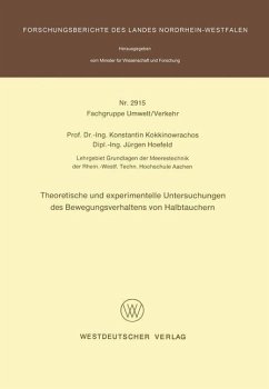 Theoretische und experimentelle Untersuchungen des Bewegungsverhaltens von Halbtauchern - Kokkinowrachos, Konstantin