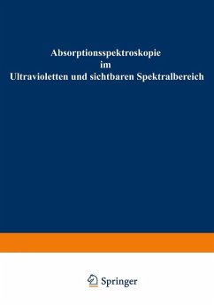 Cover Absorptionsspektroskopie im Ultravioletten und sichtbaren Spektralbereich