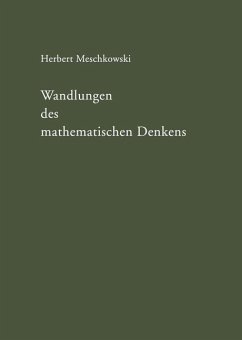 Wandlungen des mathematischen Denkens - Meschkowski, Herbert