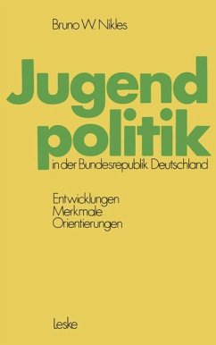 Jugendpolitik in der Bundesrepublik Deutschland - Nikles, Bruno W