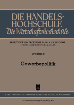 Gewerbepolitik - Wehrle, Emil