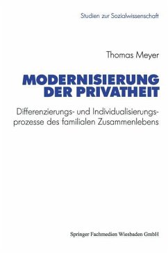 Modernisierung der Privatheit - Meyer, Thomas