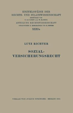 Sozialversicherungsrecht - Richter, Lutz