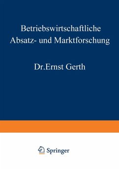 Cover Betriebswirtschaftliche Absatz- und Marktforschung