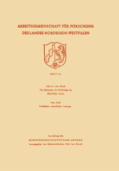 Arbeitsgemeinschaft für Forschung des Landes Nordrhein-Westfalen - Allesch, Gustav Johannes von