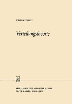 Verteilungstheorie - Krelle, Wilhelm