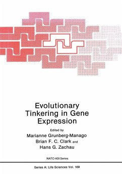 Cover Evolutionary Tinkering in Gene Expression
