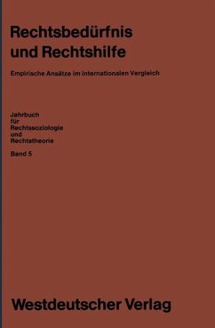 Rechtsbedürfnis und Rechtshilfe - Blankenburg, Erhard;Kaupen, Wolfgang