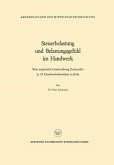 Steuerbelastung und Belastungsgefühl im Handwerk