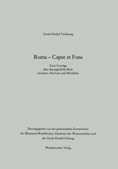 Roma ¿ Caput et Fons - Angenendt, Arnold;Schieffer, Rudolf
