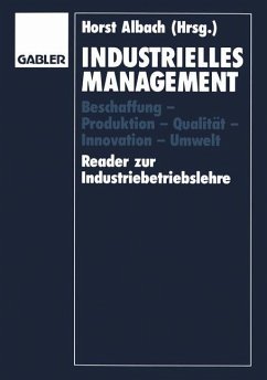Industrielles Management - Albach, Horst