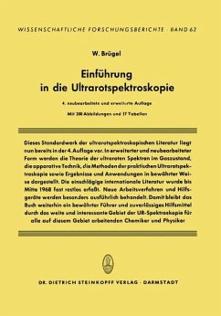 Einführung in die Ultrarotspektroskopie - Brügel, W.