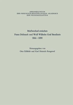 Briefwechsel zwischen Franz Delitzsch und Wolf Wilhelm Graf Baudissin - Delitzsch, Franz