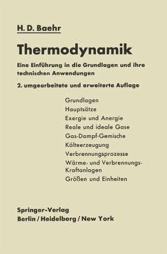 Thermodynamik - Baehr, Hans Dieter
