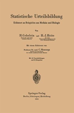 Statistische Urteilsbildung - Gebelein, Hans;Heite, Hans-J.