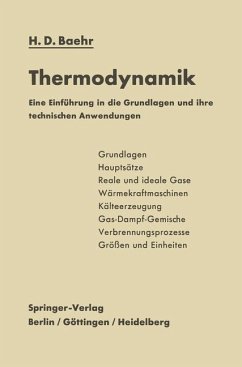 Thermodynamik - Baehr, Hans Dieter