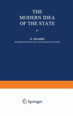 The Modern Idea of the State - Krabbe, H.