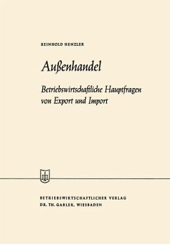 Außenhandel - Henzler, Reinhold