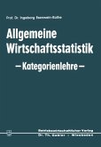 Allgemeine Wirtschaftsstatistik ¿ Kategorienlehre ¿