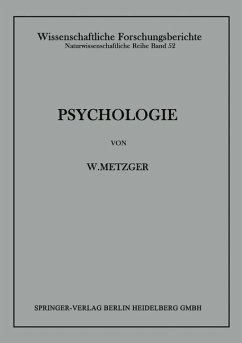 Psychologie - Metzger, Wolfgang