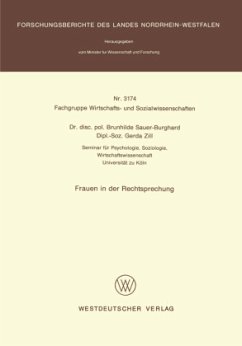 Frauen in der Rechtsprechung - Sauer-Burghard, Brunhilde