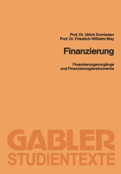 Finanzierung - Dornieden, Ulrich; May, Friedrich-Wilhelm