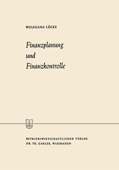 Finanzplanung und Finanzkontrolle - Lücke, Wolfgang