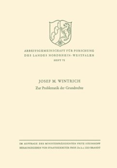 Zur Problematik der Grundrechte - Wintrich, Josef M.