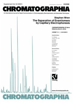 The Separation of Enantiomers by Capillary Electrophoresis - Wren, Stephen