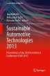 Sustainable Automotive Technologies 2013 - Bild 1