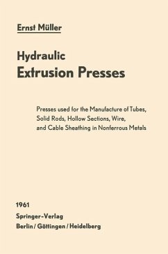 Hydraulic Extrusion Presses - Müller, Ernst