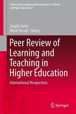 Peer Review of Learning and Teaching in Higher Education