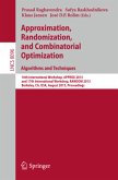 Approximation, Randomization, and Combinatorial Optimization. Algorithms and Techniques