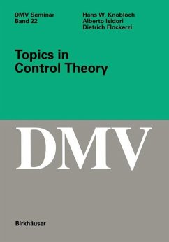 Topics in Control Theory - Knobloch, Hans W.; Isidori, Alberto; Flockerzi, Dietrich