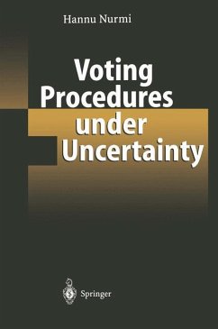 Voting Procedures under Uncertainty - Nurmi, Hannu