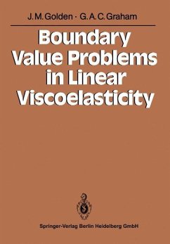 Boundary Value Problems in Linear Viscoelasticity - Golden, John M.; Graham, George A.C.