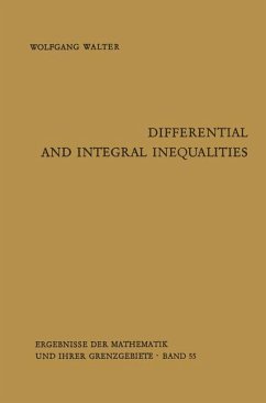 Differential and Integral Inequalities - Walter, Wolfgang