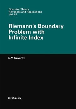 Riemann¿s Boundary Problem with Infinite Index - Govorov, Nikolaj V.