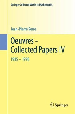 Oeuvres - Collected Papers IV - Serre, Jean-Pierre